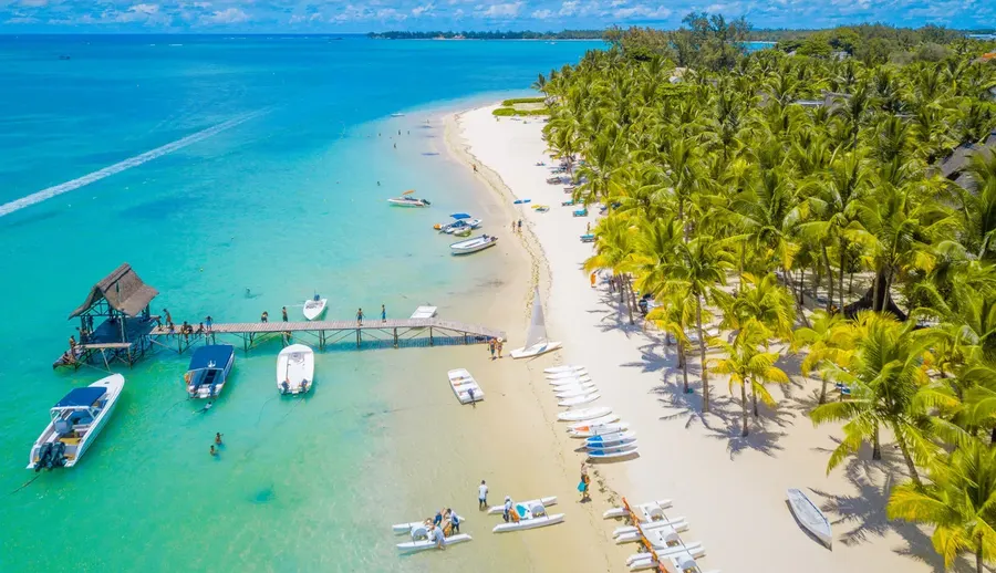 Lagune van Mauritius